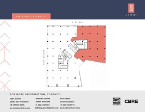 1220 L St NW, Washington, DC for lease Floor Plan- Image 1 of 1