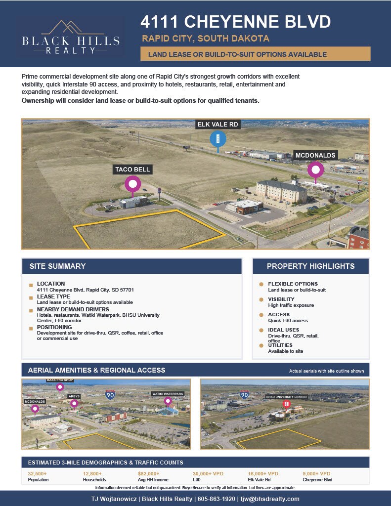 4111 Cheyenne Boulevard, Rapid City, SD for lease Primary Photo- Image 1 of 18
