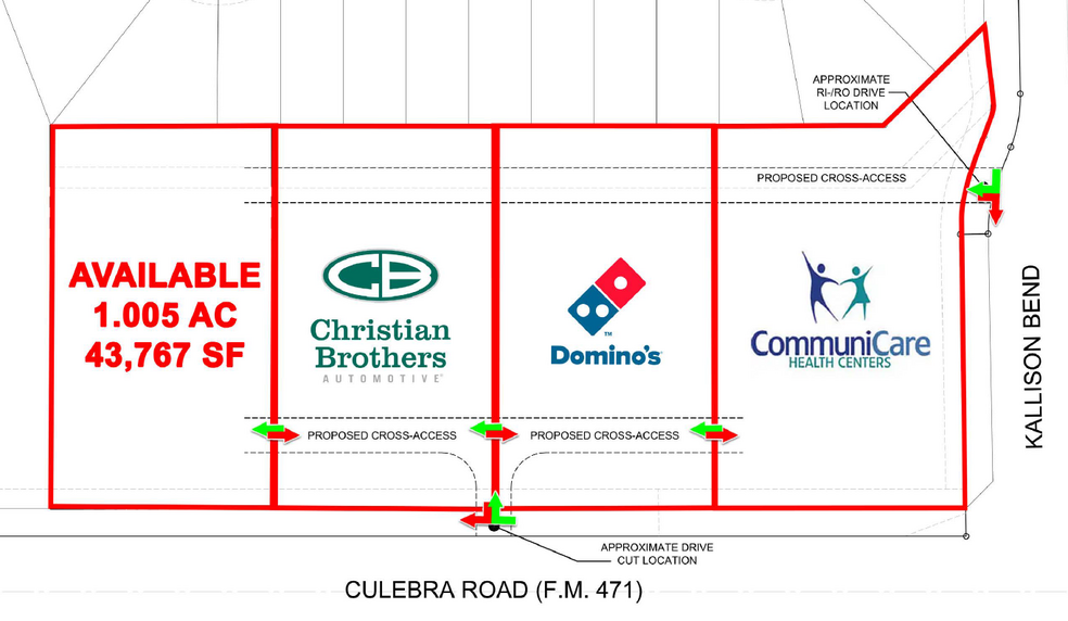 Culebra Rd, San Antonio, TX à vendre - Plan de site - Image 2 de 3