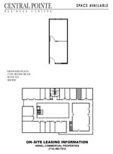 17291 Irvine Blvd, Tustin, CA à louer Plan d’étage- Image 1 de 1