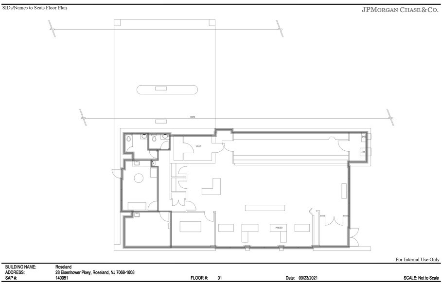 521 Eagle Rock Ave., Roseland, NJ for lease - Floor Plan - Image 2 of 3