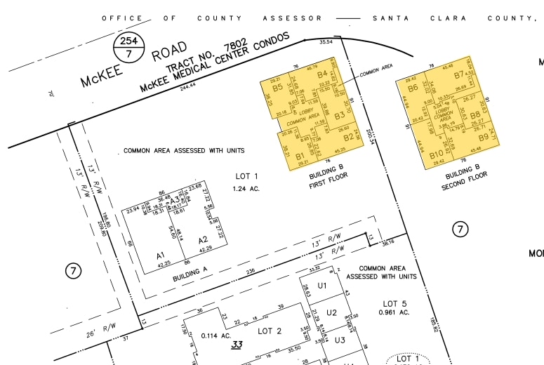 2360 Mckee Rd, San Jose, CA à vendre - Plan cadastral - Image 2 de 6