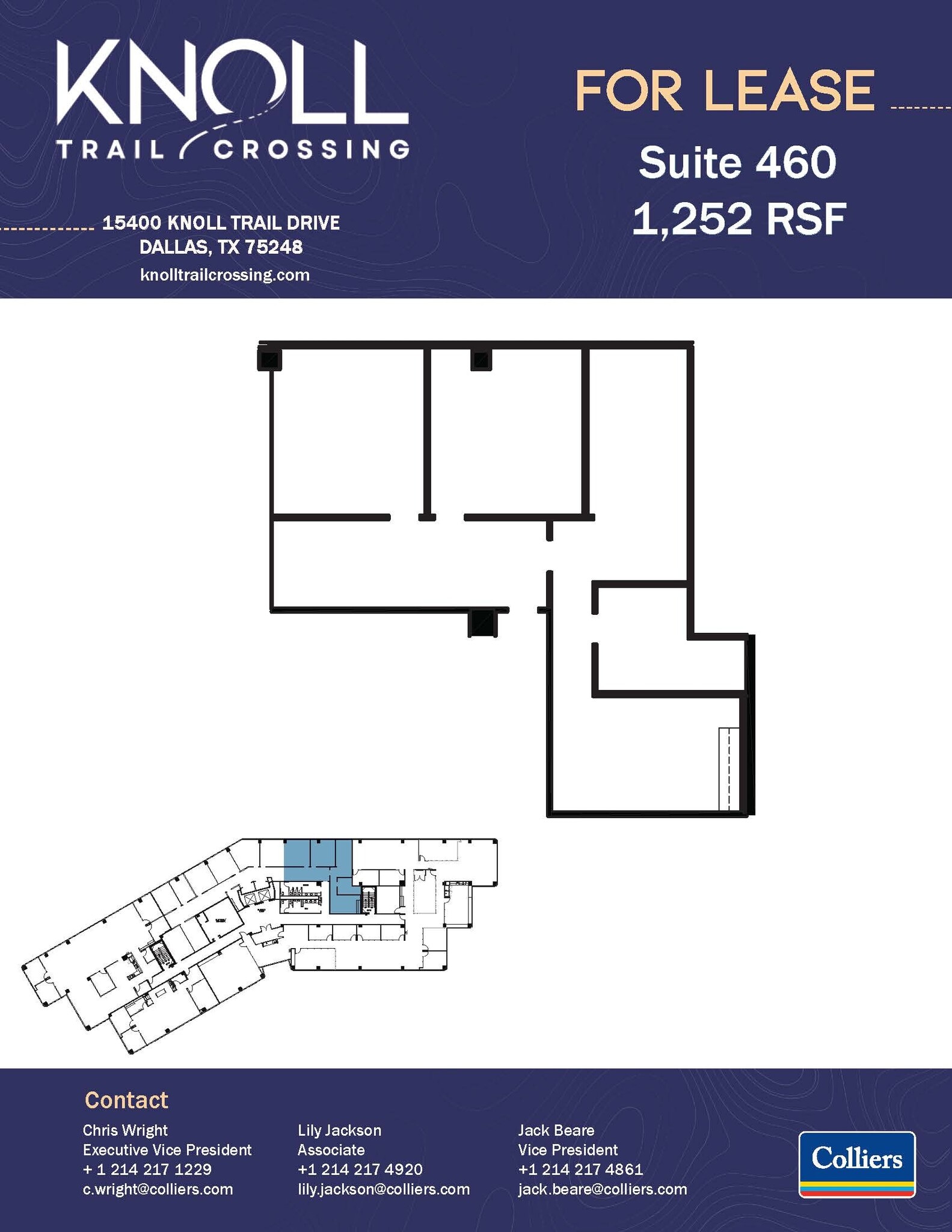 15400 Knoll Trail Dr, Dallas, TX for lease Floor Plan- Image 1 of 1