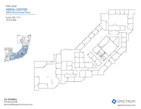 2000 Aerial Center Pky, Morrisville, NC à louer Plan d’étage- Image 1 de 2