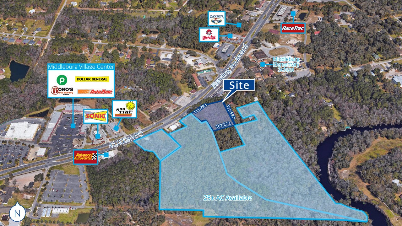2575 Blanding Blvd, Middleburg, FL à vendre Aérien- Image 1 de 2