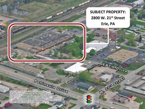 2800-2860 W 21st St, Erie, PA - AERIAL  map view