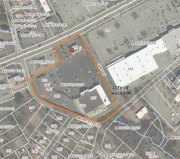 201-273 W Butler Rd, Mauldin, SC à louer - Plan cadastral - Image 2 de 4