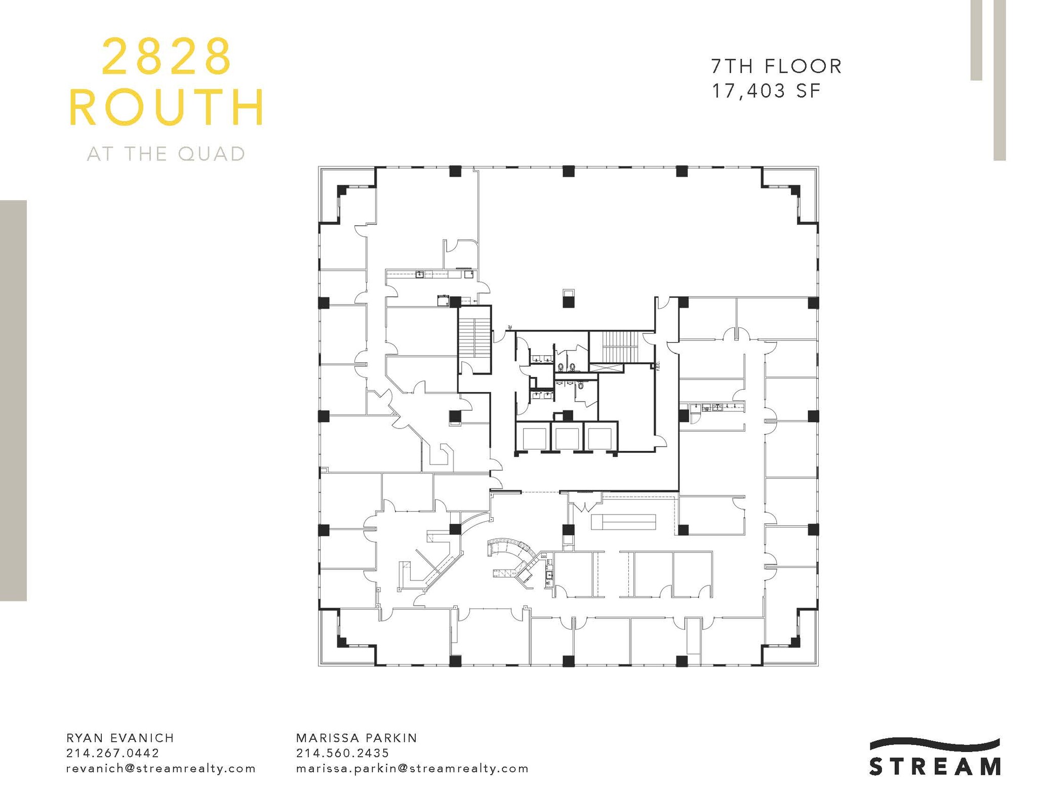 2828 Routh St, Dallas, TX for lease Floor Plan- Image 1 of 1