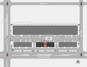 1205 W Carrier Pky, Grand Prairie, TX à louer Plan de site- Image 1 de 9