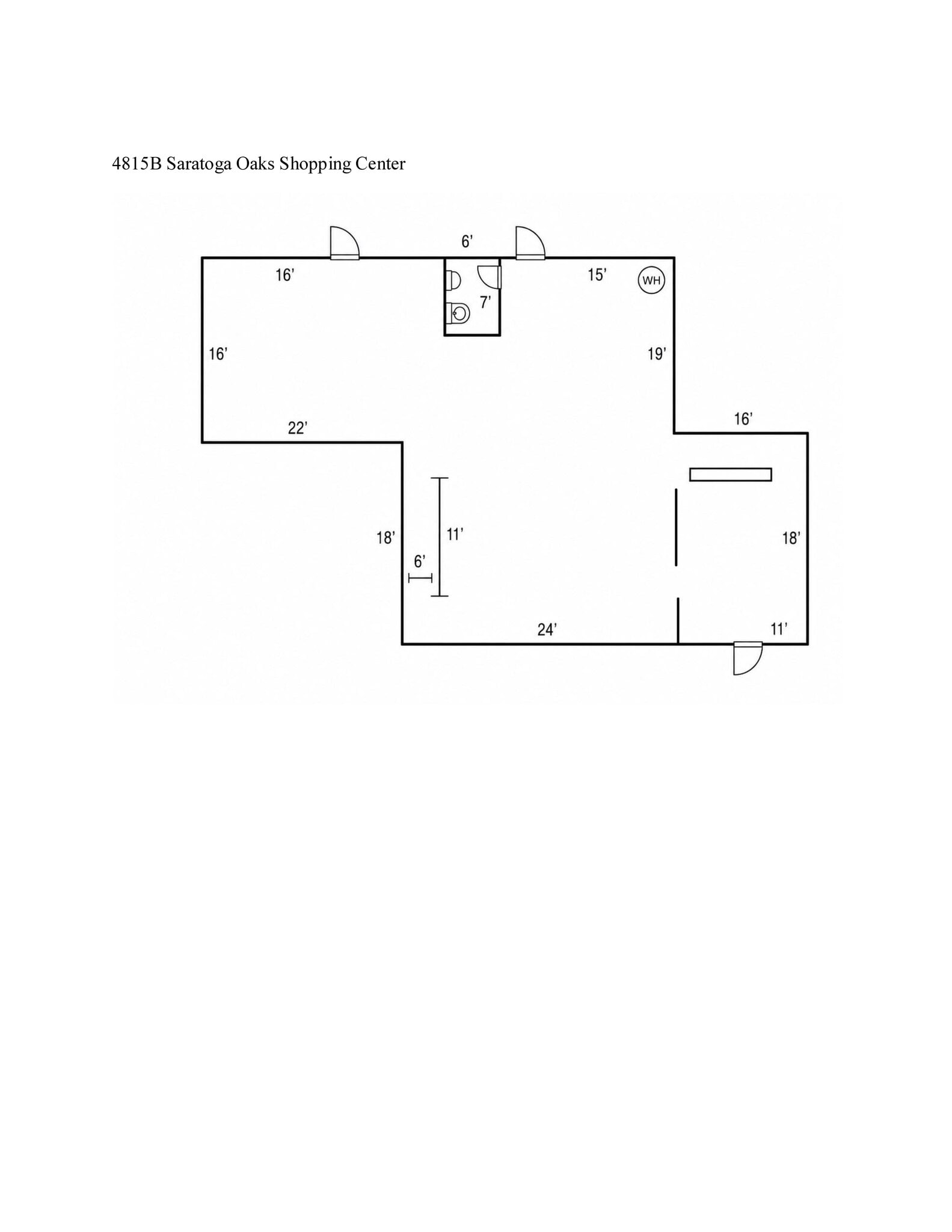 4815-4883 Saratoga Blvd, Corpus Christi, TX for lease Site Plan- Image 1 of 2