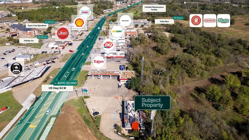 691 W Us Highway 84, Fairfield, TX for sale - Building Photo - Image 2 of 2