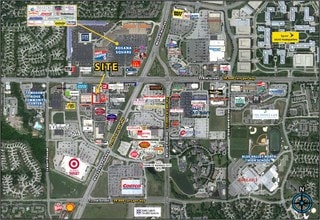 11948 Riley St, Overland Park, KS - Aerial  map view