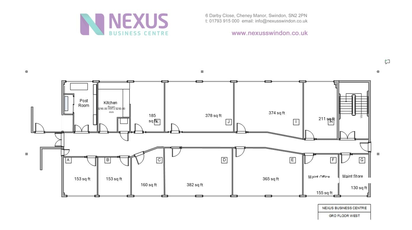 6 Darby Clos, Swindon for lease Floor Plan- Image 1 of 2