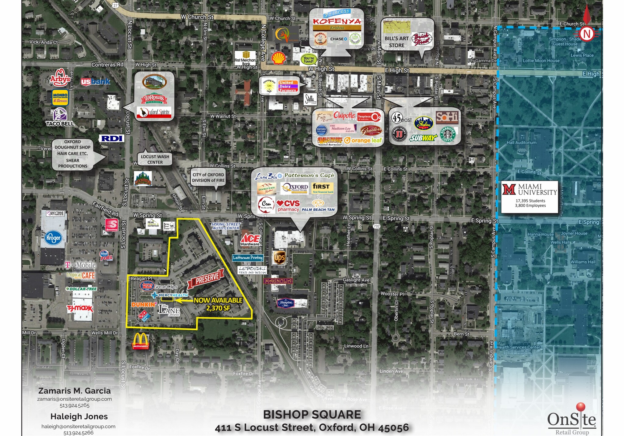 431 S Locust St, Oxford, OH for lease Map- Image 1 of 4