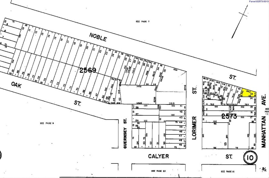 837 Manhattan Ave, Brooklyn, NY à louer - Plan cadastral - Image 2 de 6