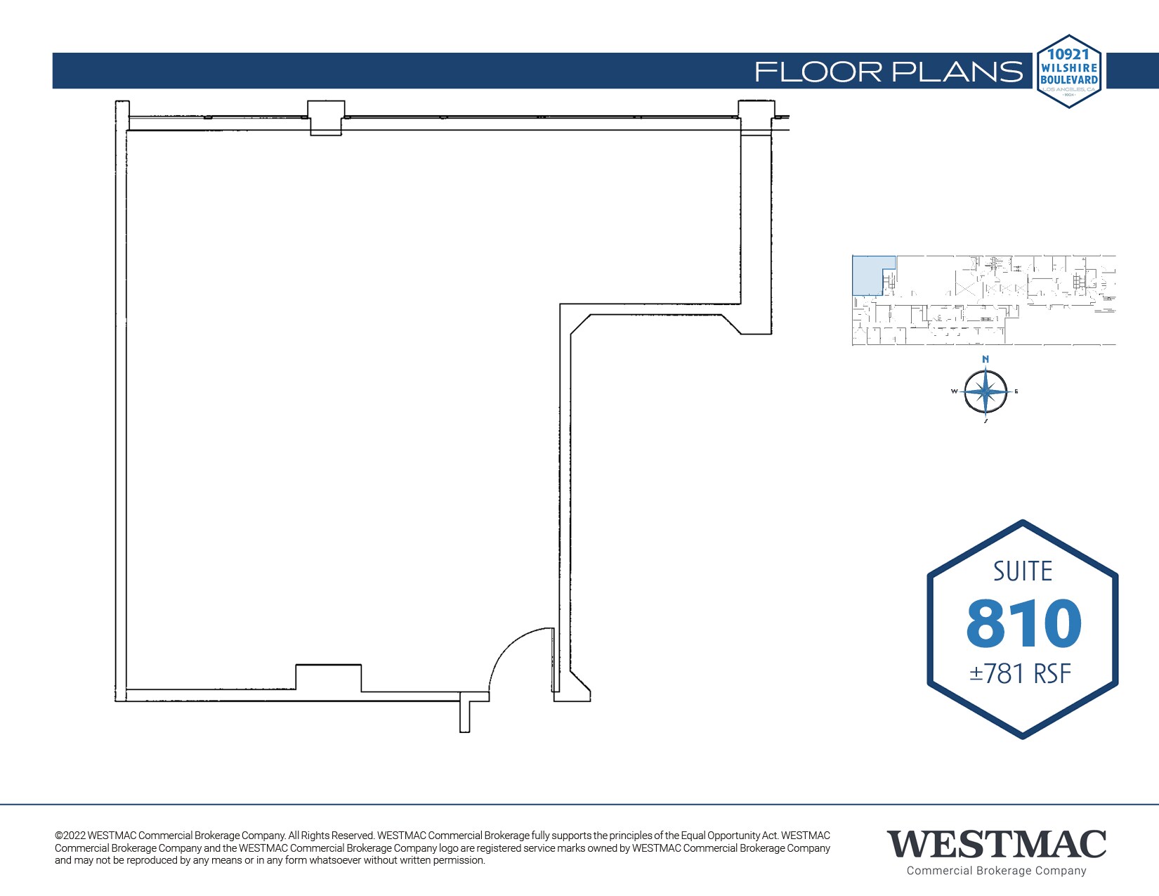 10921 Wilshire Blvd, Los Angeles, CA à louer Plan d  tage- Image 1 de 1