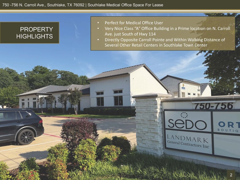 750-758 N Carroll Ave, Southlake, TX for lease - Building Photo - Image 2 of 10