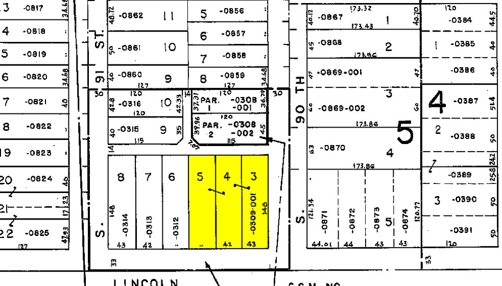 9004 W Lincoln Ave, West Allis, WI à vendre - Plan cadastral - Image 2 de 9