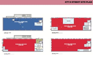 477 H St NW, Washington, DC à louer Plan d’étage- Image 1 de 1