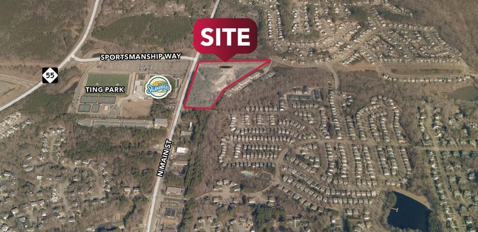 1220 N Main St, Holly Springs, NC for sale - Aerial - Image 2 of 6