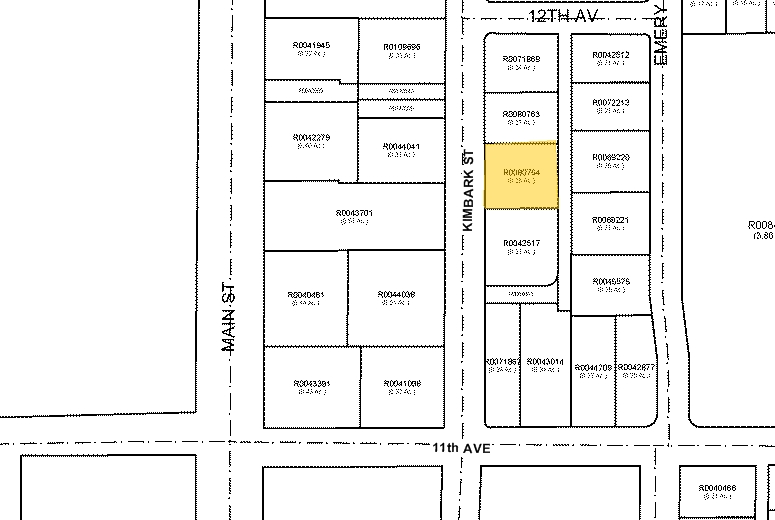 1116 Kimbark St, Longmont, CO for lease - Plat Map - Image 2 of 5