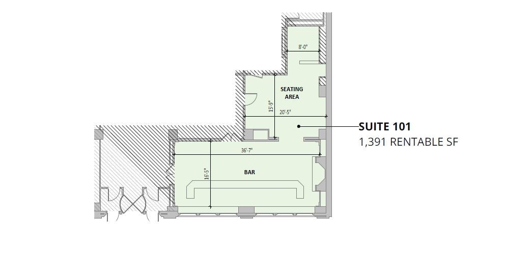 401 S LaSalle St, Chicago, IL for lease Floor Plan- Image 1 of 15