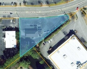 334 N Spence Ave, Goldsboro, NC - Aerial  map view
