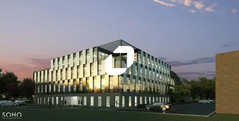 1 Rue Albert Einstein, Champs-sur-Marne à louer - Photo du bâtiment - Image 2 de 6