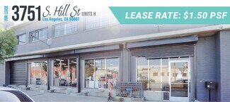 Plus de détails pour 3751 S Hill St, Los Angeles, CA - Industriel à louer