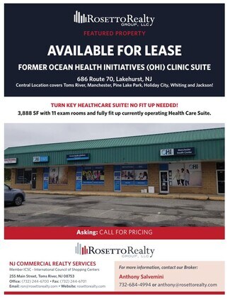 More details for 686 Highway 70, Lakehurst, NJ - Medical for Lease