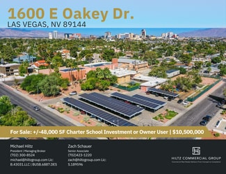Plus de détails pour 1600 E Oakey Blvd, Las Vegas, NV - Spécialité à vendre