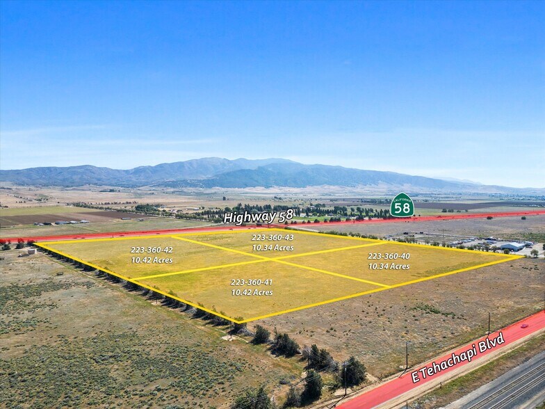 0 Stiekman St, Tehachapi, CA à vendre - Aérien - Image 2 de 8