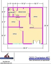 2810 W Charleston Blvd, Las Vegas, NV for lease Floor Plan- Image 1 of 1