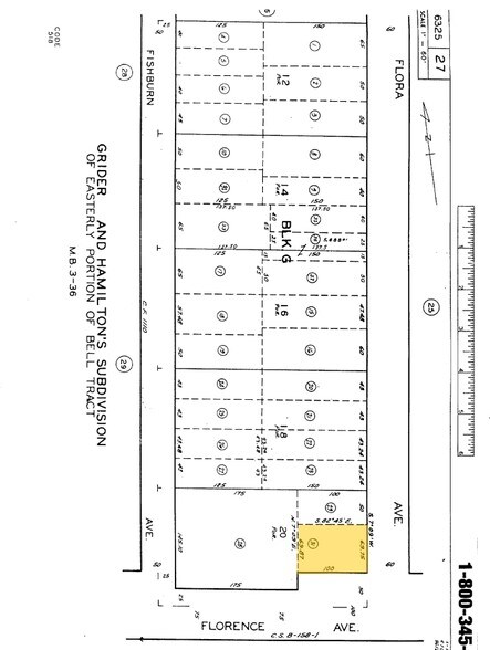 4273 Florence Ave, Bell, CA à vendre - Plan cadastral - Image 2 de 37