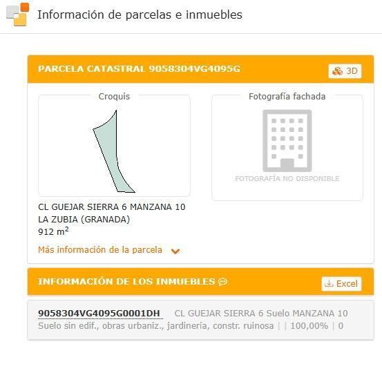 Land in La Zubia, Granada for sale - Site Plan - Image 2 of 4