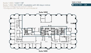 550 W C St, San Diego, CA à louer Plan d’étage- Image 1 de 6