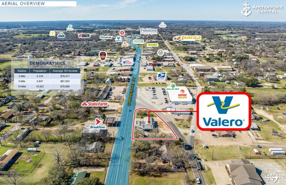 440 E Commerce St, Fairfield, TX à vendre - Photo du bâtiment - Image 2 de 7
