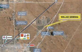 11101 Dyer St, El Paso, TX - AÉRIEN  Vue de la carte