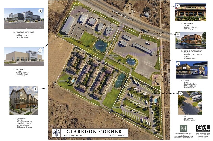 US-287 & Airport Road, Clarendon, TX for sale - Site Plan - Image 2 of 2
