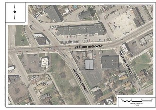 6171 W Vernor Hwy, Detroit, MI - aerial  map view