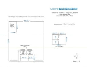9003-9011 Odell Ave, Bridgeview, IL for lease Floor Plan- Image 1 of 2
