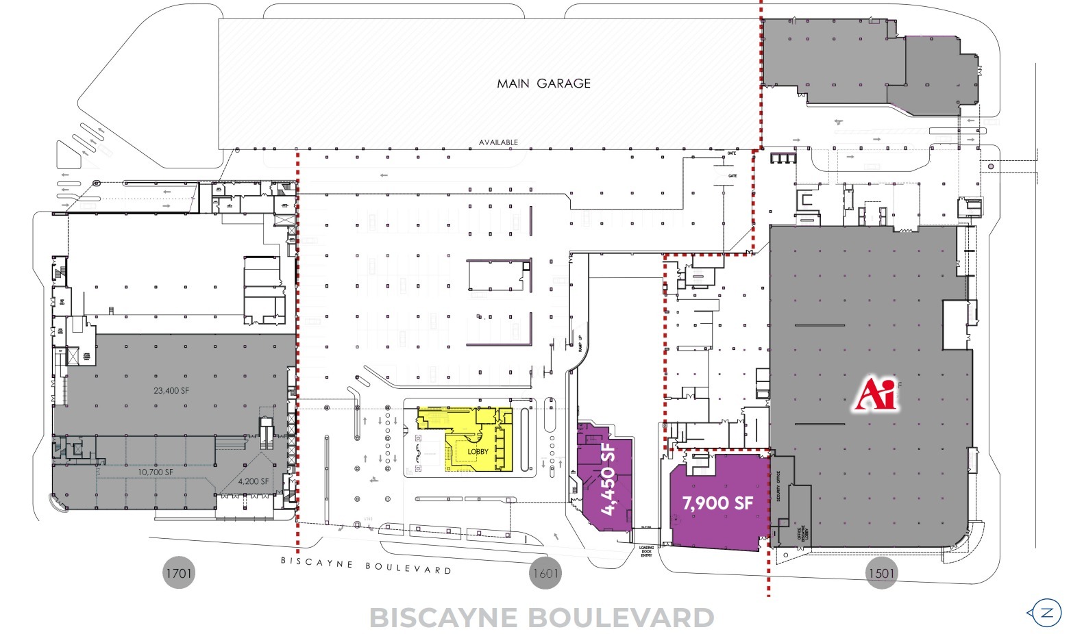 1601 Biscayne Blvd, Miami, FL for lease Floor Plan- Image 1 of 1