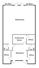 7313 Carroll Rd, San Diego, CA à louer Plan d’étage- Image 2 de 2