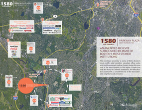 1580-1600 VFW Pky, West Roxbury, MA - aerial  map view - Image1