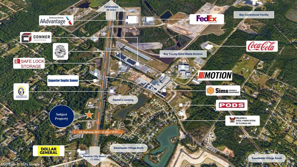 7205 N Highway 231, Panama City, FL à vendre - Photo du bâtiment - Image 2 de 2