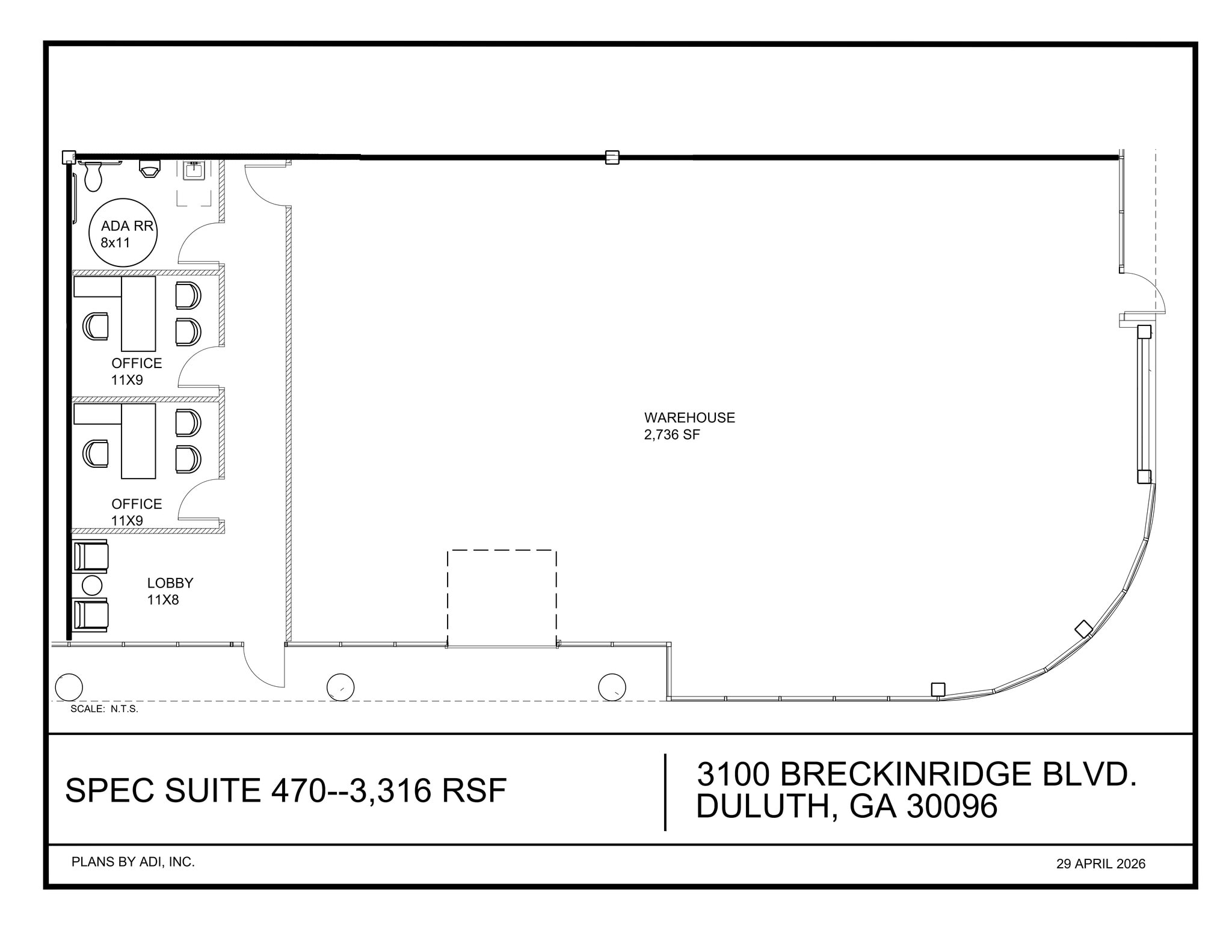 3100 Breckinridge Blvd, Duluth, GA à louer Plan de site- Image 1 de 1