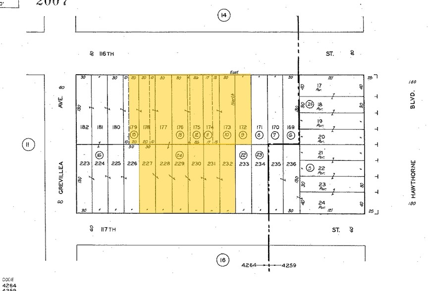 4455 W 117th St, Hawthorne, CA à vendre - Plan cadastral - Image 1 de 1