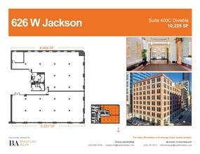 626 W Jackson Blvd, Chicago, IL for lease Floor Plan- Image 2 of 5