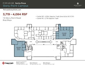 100 Stony Point Rd, Santa Rosa, CA for lease Floor Plan- Image 1 of 1