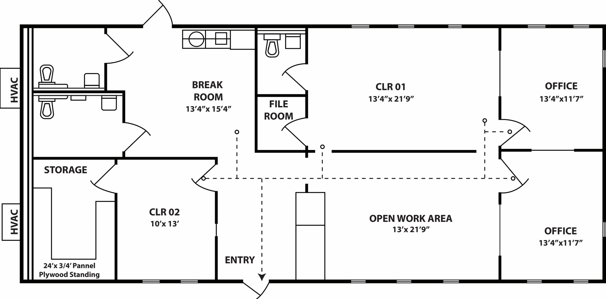 950 Trinity Dr, Mansfield, TX for lease Floor Plan- Image 1 of 5